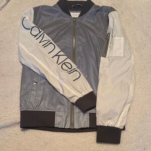 Calvin Klein Two-Tone Bomber Jacket